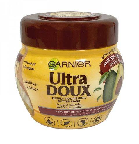 Garnier Ultra Doux Intense Nutrition Hair Mask With Avocado Oil And Shea Butter - 300Ml