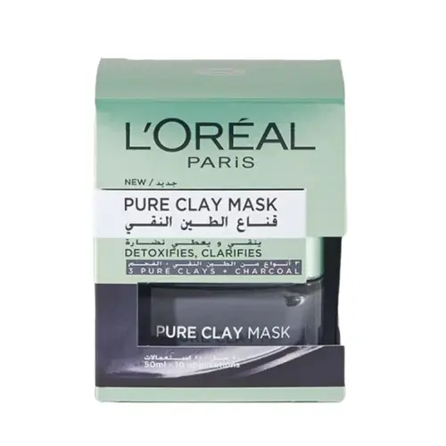 LOreal Paris Pure Clay Detox Face Mask - 50 ml
