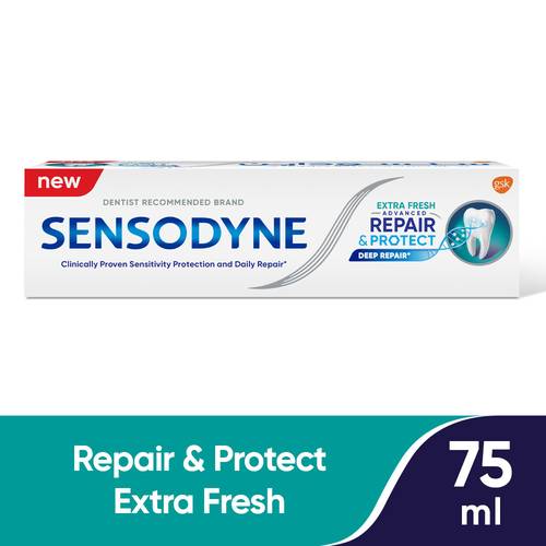 Sensodyne Extra Fresh Advance Repair & Protect Toothpaste for Sensitive Teeth 75 ml