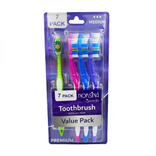 Nosina Tooth Brush Medium 7 Pack