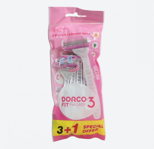 DORCO 3 FIT FOR LADY 3 + 1 PCS
