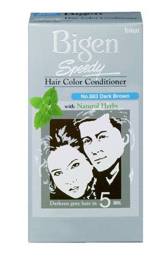 Bigen Speedy Hair Color Conditioner Dark Brown No.883 For Unisex