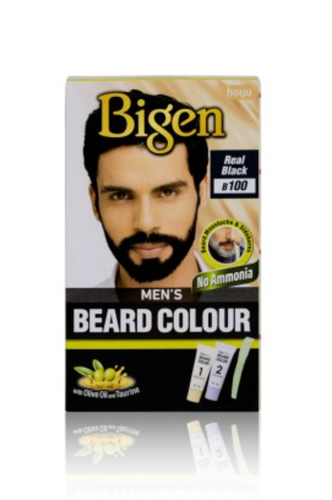 BIGEN BEARD COL.  REAL BLACK  (B100)