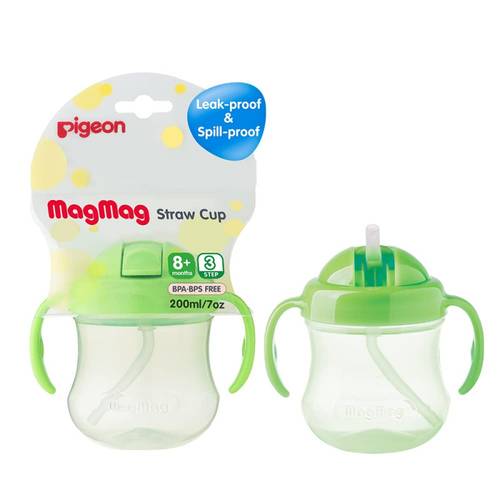 Pigeon Mag Mag Straw Cup Step3- Green