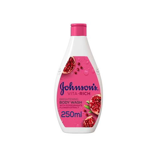 Johnson Vita-Rich Brightening Body wash with pomegranate flower extract 250ml