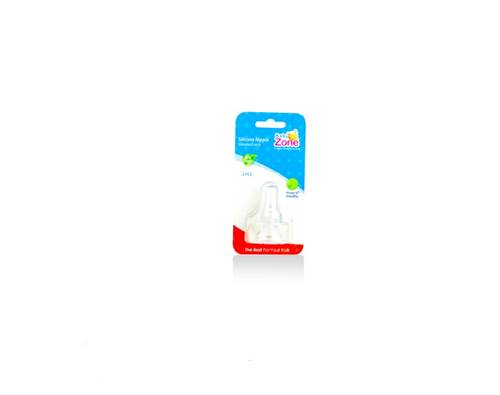 Baby Zone Silicone Nipple 2 Pcs  Xl  8238