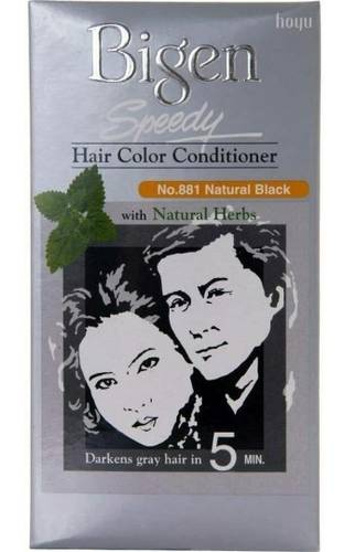 Bigen Speedy Hair Color Conditioner Natural Black 881 With Natural Herbs