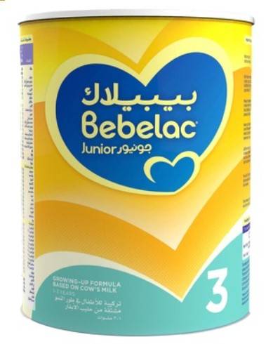Bebelac 3 Baby Milk - From 1 - 3 Years (900 Gram)
