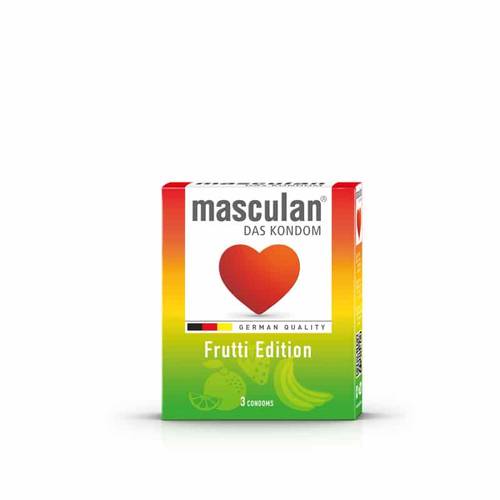 Masculan Frutti Edition Condoms - 3 condoms