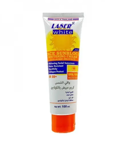 Laser White Collagen Whitening Sunscreen Cream UV 50+ - 100g