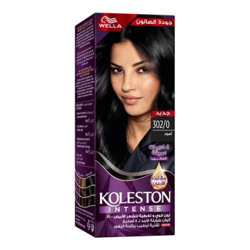 Koleston Hair Color Black + Developer 302/0