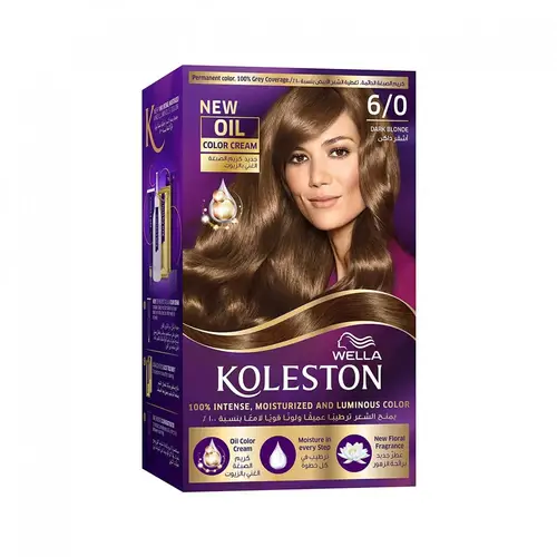 WELLA KOLESTON KIT COLOR CREAM 6/0 DARK BLONDE 50ML