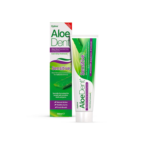 Optima Aloedent Sensitive Fluoride Free Toothpaste 100 ml