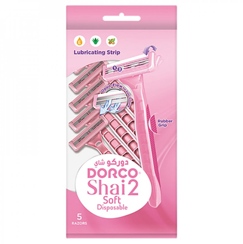 DORCO SHAI 2 SOFT 5 PCS  #0739