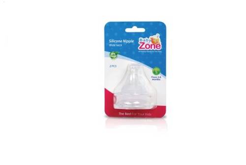 Baby Zone Big Nipple L  2 Pcs