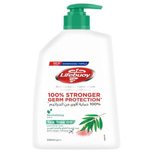 Lifebuoy Hand Wash Tea Tree Oil & Pink Salt 500 ml