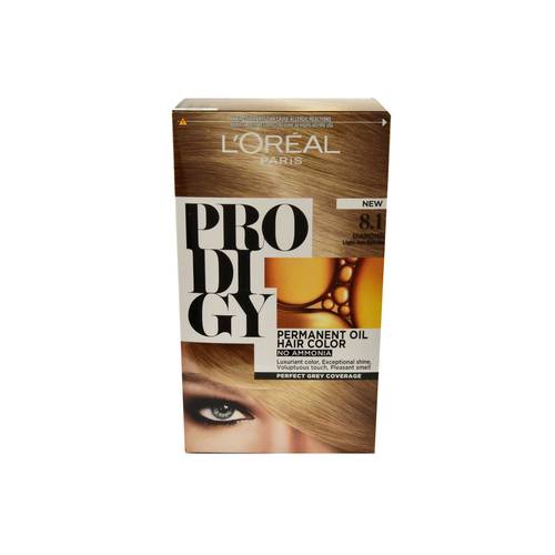 L'oreal Paris Prodigy Permanent Hair Oil Color , 8.1 Diamond Light Ash Blonde