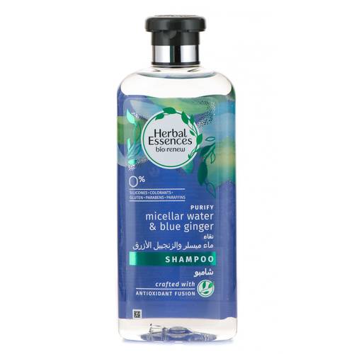 Herbal Essences Bio Renew Micellar Water & Blue Ginger Shampoo 400 ml