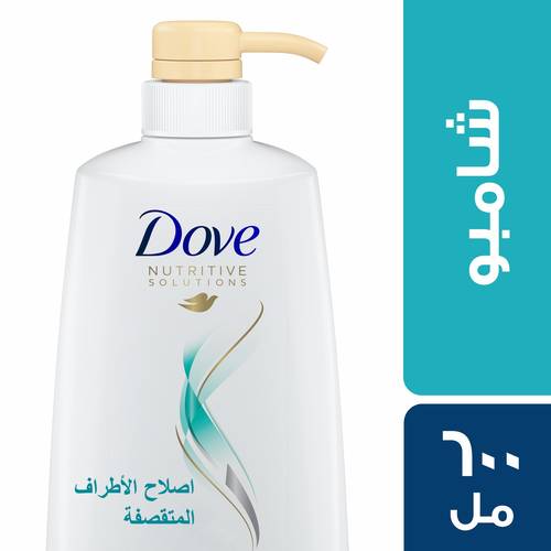 Dove Hair Shampoo 600 ml split ends rescue