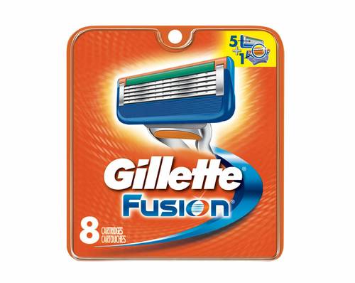 Gillette Fusion Razor Blades, Pack of 8, For Men