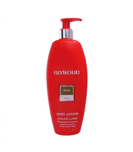Glysolid skin lotion with musk for softness and freshness of the skin 500 ml