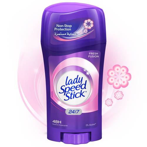 Lady Speed Stick 24/7 Fresh Fusion Antiperspirant Deodorant 65 gm