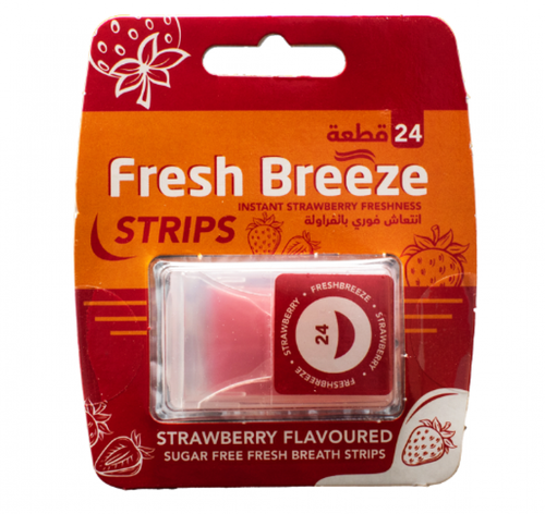 FRESH BREEZE  INSTANT STRAWBERRY 24STRIPS