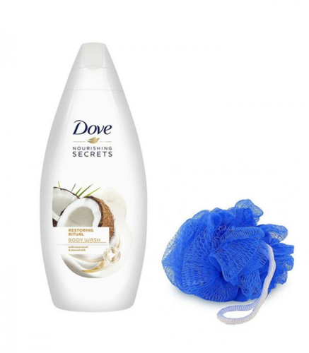 DOVE SH. GEL COCONUT ALMOND MILK+ LOFAH