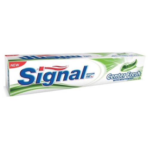 Signal Toothpastes Center Fresh 100 Ml With Mouth Wash