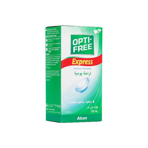 محلول عدسات OPTI-FREE اوبتي فري إكسبرس 120 مل