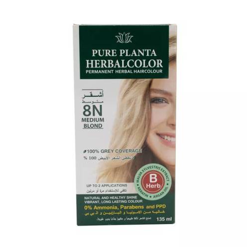 Pure Planta Herbal Color 8N Medium Blond