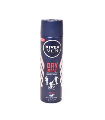 NIVEA MEN Antiperspirant Spray for Men, Dry Impact, 150ml