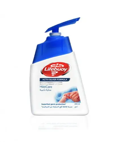 Lifebuoy Mild Care Liquid Hand Soap, 200ml