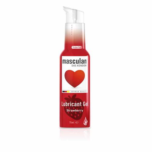 Masculan Strawberry Lubricant Gel - 75ml