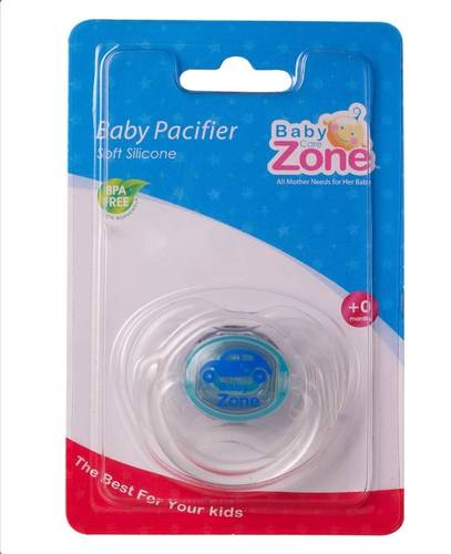 Baby Zone Compact Pacifier With Cover - Blue