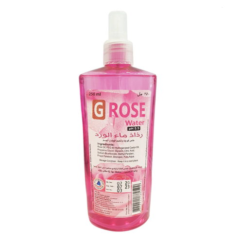 G.C.F. G-ROSE WATER SPRAY   #   250 ML