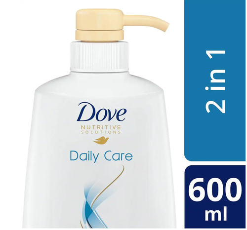 DOVE SHAMPOO & CONDITIONER 2IN1 DAILY CARE 600 ML