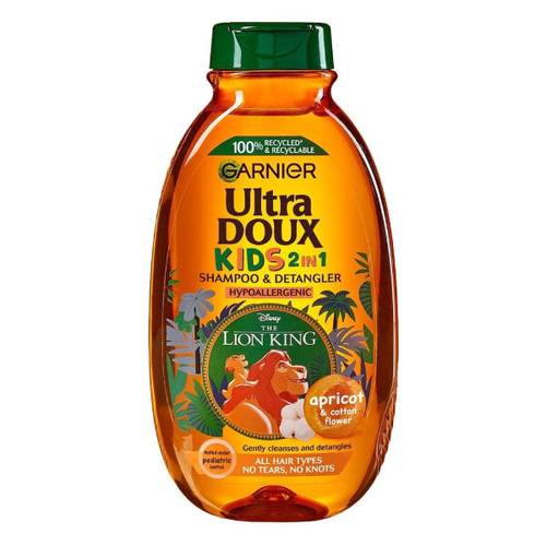 Garnier kids 2 in 1 Hair Shampoo ultra doux Apricot & Cotton Flower 400 ml