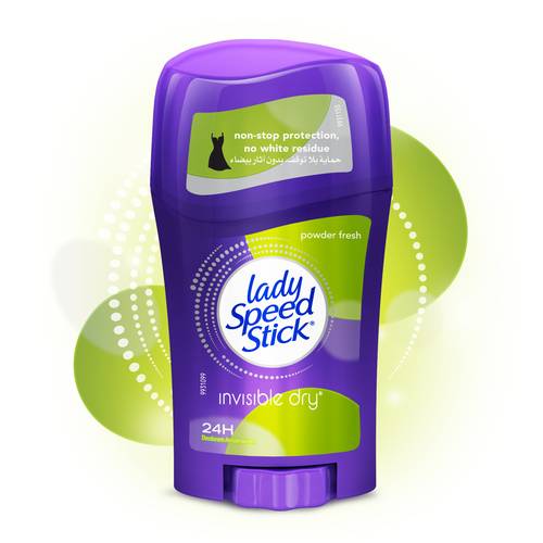 Lady Speed Stick Invisible Dry Powder Fresh Deodorant 40 gm