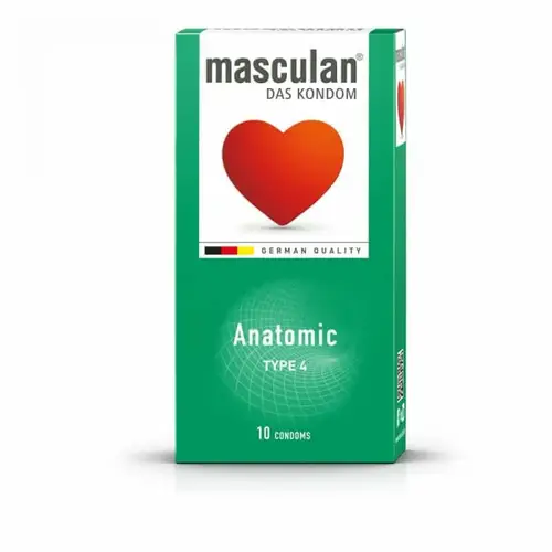 Masculan Anatomic Condom Extra Comfort Type 4 - 10 Pieces