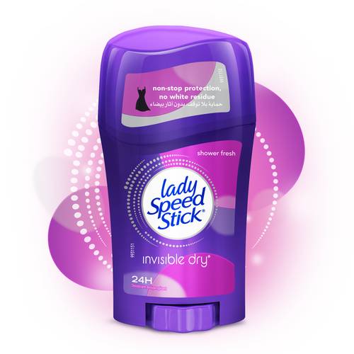 Lady Speed Stick Invisible Dry Shower Fresh Deodorant 40 gm