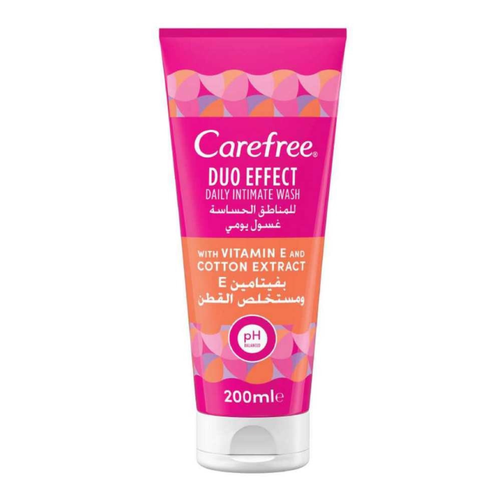 CAREFREE DUO EFF VIT E  WASH 200ml 