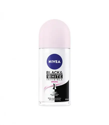 Nivea Invisible Black White Deodorant Roll-On 50ml