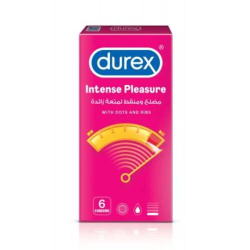 Durex Condoms 6 pack Intense Pleasure