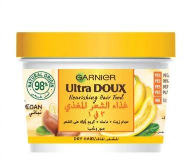 Garnier Ultra Doux Banana & Shea 3-In-1 Hair Food - 390Ml