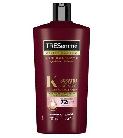 Tresemmé Keratin Smooth & Straight Shampoo , 600 Ml