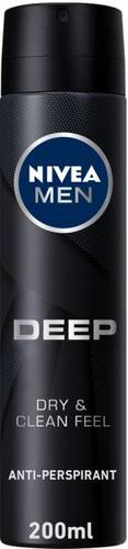 Nivea Men Deep 48 Hours Anti-Perspirant Deodorant Spray 200 ml