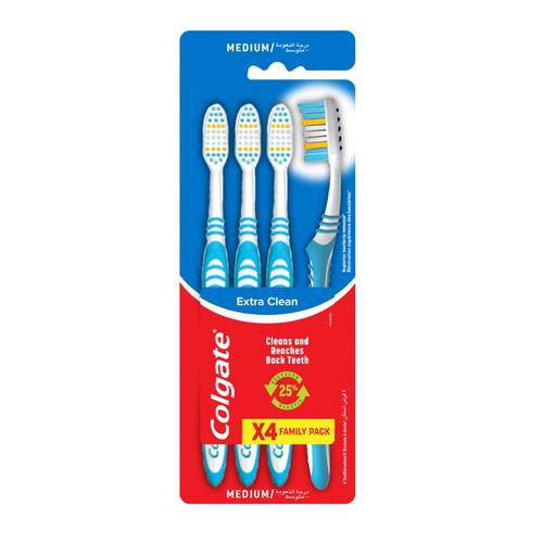 Colgate toothbrush Extra Clean Full head medium 3+1 Free