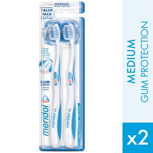 Meridol Tooth Brush Medium 1+1 Value Pack