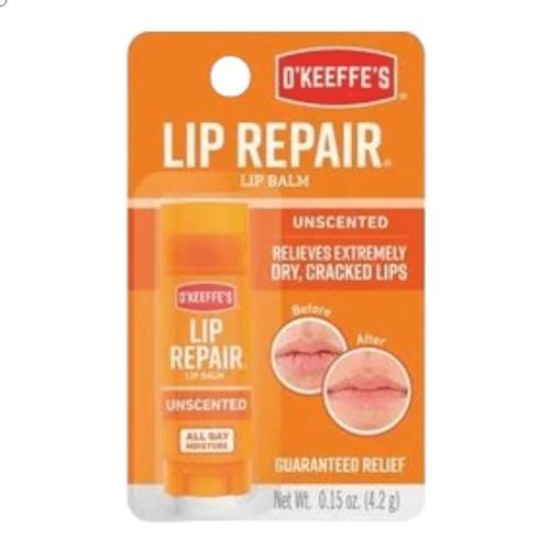 O'Keeffe's Lip Repair Lip Balm Unscented for Extremely Dry 4.2 gm